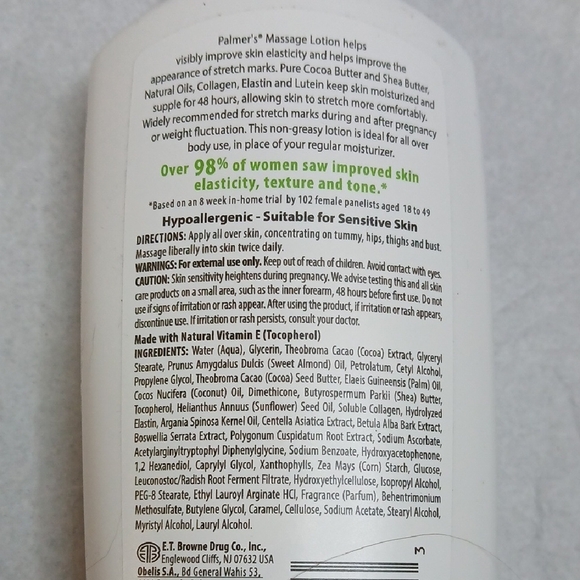 Set Of 2 Palmer's Cocoa Butter Formula Massage Lotion for Stretch Marks NWOT - Picture 4 of 4